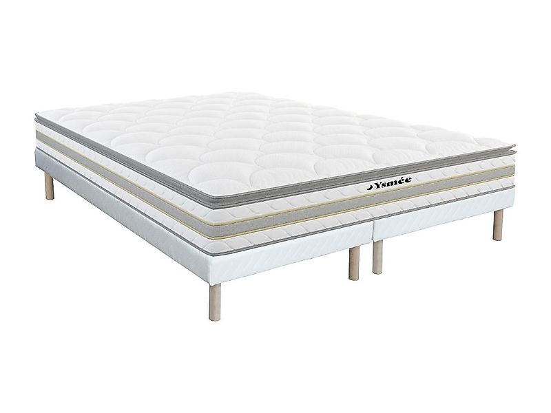 Taschenfederkernmatratze-Bettgestell-Set - 180 x 200 cm - mit integriertem günstig online kaufen