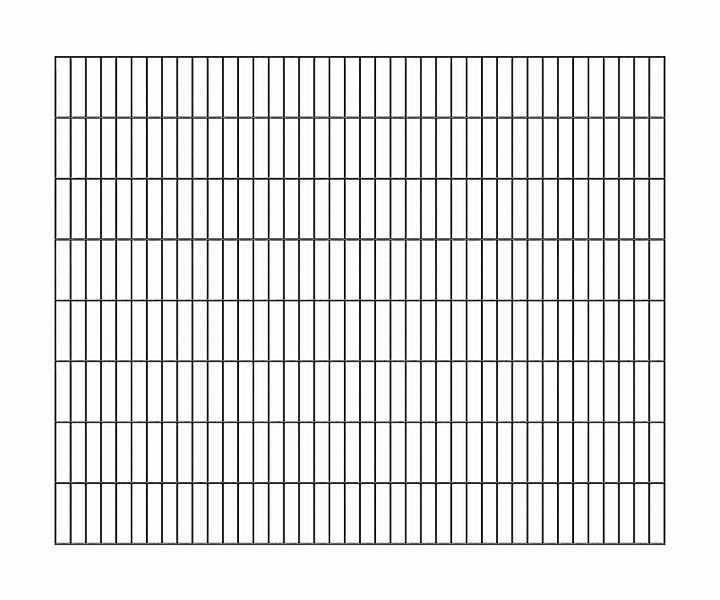 Alberts Einstabmattenzaun Doppelstab-Gittermatte6/5/6anth2000x1600, Doppels günstig online kaufen