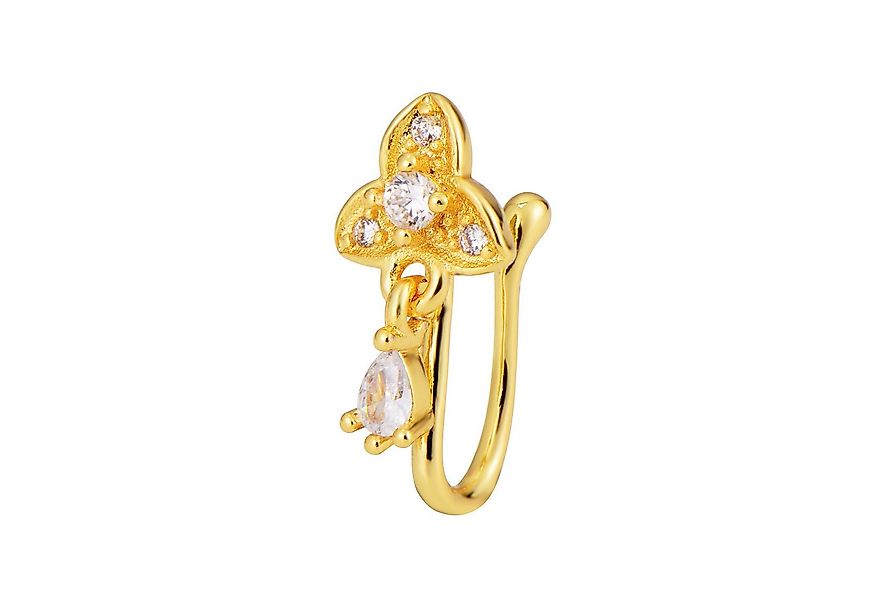 Karisma Schmuck Nasenpiercing Messing Fake U-Form Ohrclip Ohrring Gefälscht günstig online kaufen
