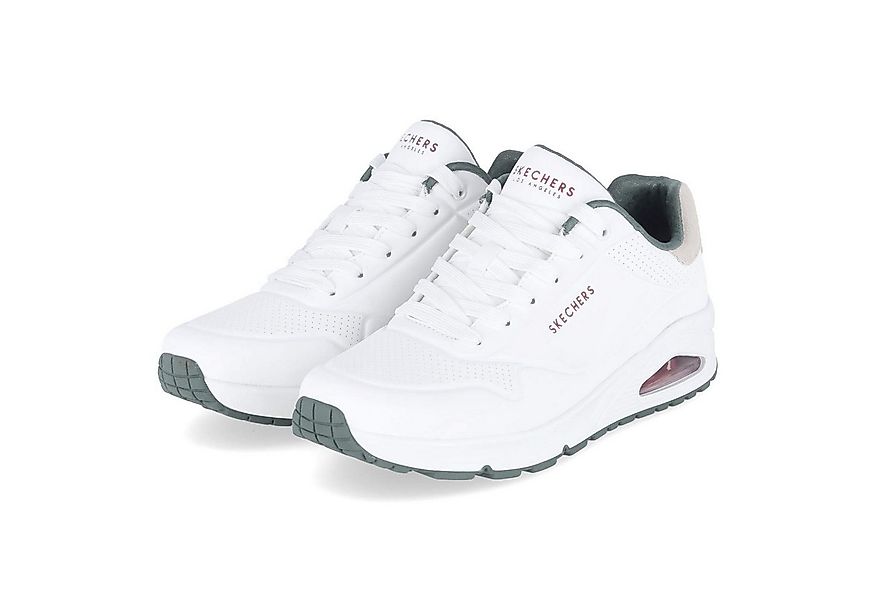 Skechers Skechers 183004 WGRN Herren Synthetik weiß Schnürschuh günstig online kaufen