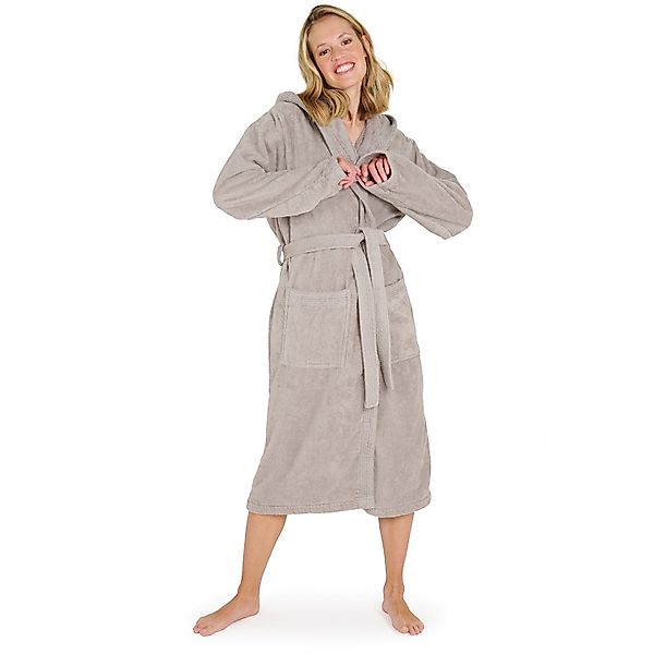 Blumtal Bademantel Damen, mit gefütterter Kapuze, günstig online kaufen