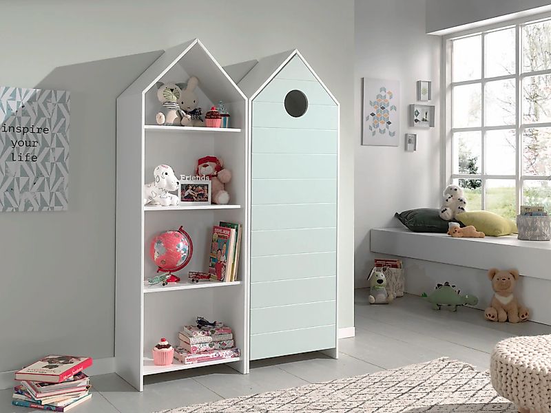 Vipack Jugendzimmer-Set "Casami, best. aus 1 Schrank mit Drehtür, 1 Regalsc günstig online kaufen