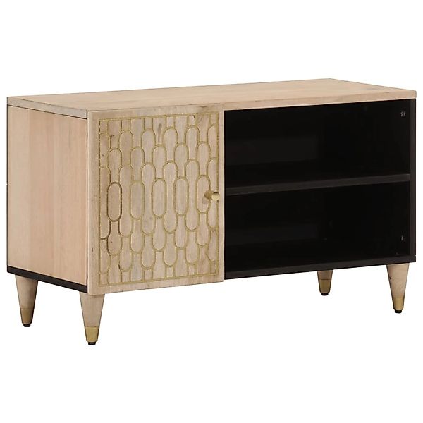 vidaXL TV-Schrank 80x31x46 cm Massivholz Mango 358263 günstig online kaufen