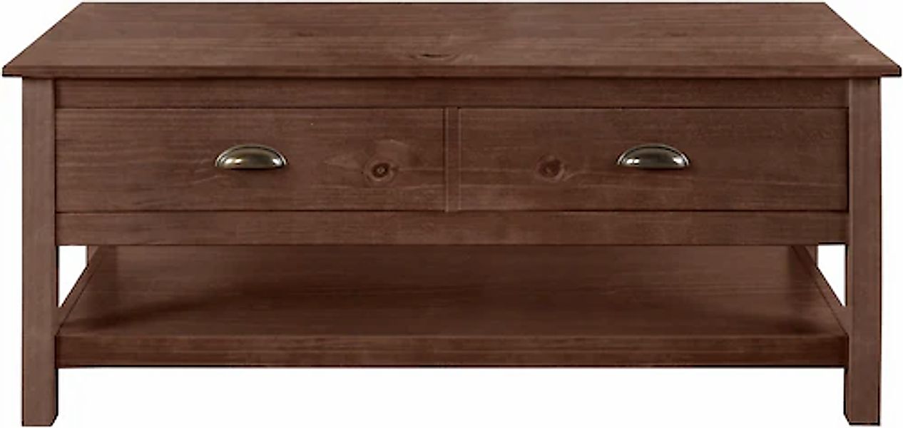 OTTO home Couchtisch "Schröder" mit 2 Schubladen und 1 Einlegeboden, aus ma günstig online kaufen