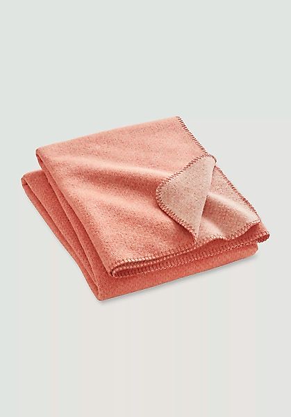 hessnatur Decke MALMÖ aus Bio-Baumwolle - orange - Größe 150x180 cm günstig online kaufen