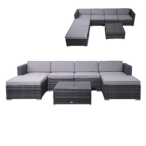 SVITA Loungeset, (Gartenlounge, 1-tlg), LUGANO, Ecksofa, günstig online kaufen