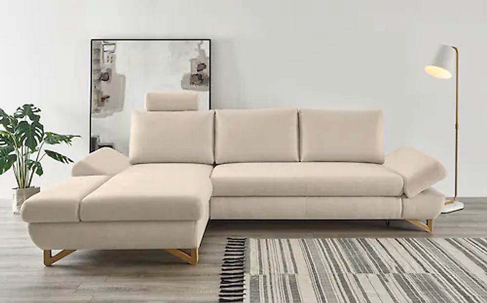 Home affaire Schlafsofa »City/Giron« komfortable Bettfunktion (Liegefläche günstig online kaufen