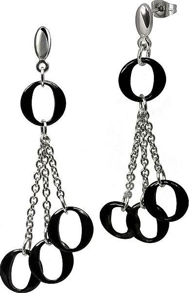 Amello Paar Ohrhänger Amello Ohrringe Edelstahl Keramik (Ohrhänger), Damen günstig online kaufen