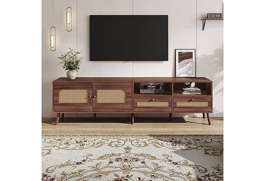 Merax Lowboard (1 St., Fernsehschrank TV-Lowboard Fernsehtisch), TV-Schrank günstig online kaufen