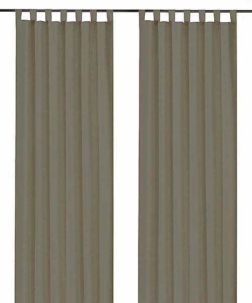 Weckbrodt Vorhang "Vito" Schlaufen 1 Stk. tlg. Microvelour, blickdicht, Uni günstig online kaufen