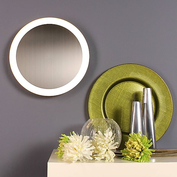 LED-Wandleuchte Moon Ø 50 cm, silber günstig online kaufen