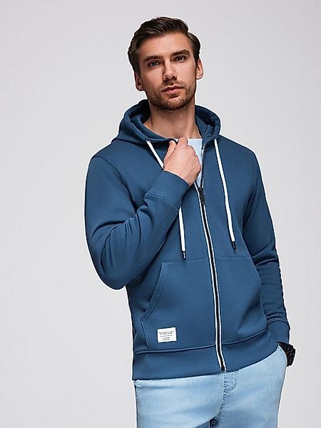 OMBRE Kapuzenpullover BASIC Herren Sweatshirt mit Reißverschluss und Kapuze günstig online kaufen