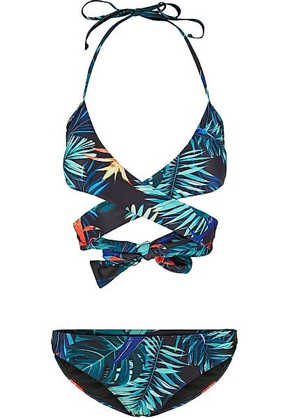 URBAN CLASSICS Bügel-Tankini Urban Classics Damen Ladies Draped Pattern Bik günstig online kaufen