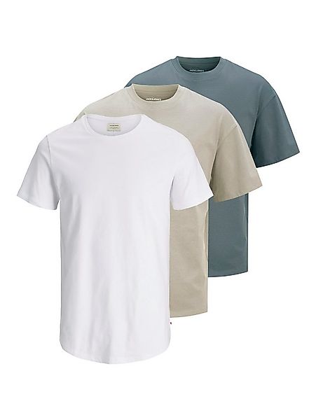 Jack & Jones Kurzarmshirt JJHUGO LOOSE TEE SS CREW NECK 3PK MP günstig online kaufen