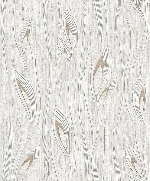 Rasch Vliestapete Rasch Selection, Floral, weiß günstig online kaufen