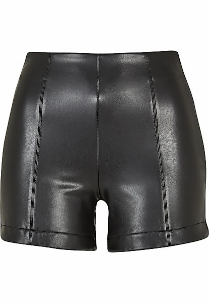URBAN CLASSICS Stoffhose "Urban Classics Damen Ladies Synthetic Leather Sho günstig online kaufen