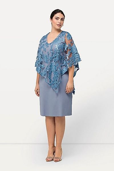 Ulla Popken Abendkleid Kleid Überwurf Pailletten günstig online kaufen