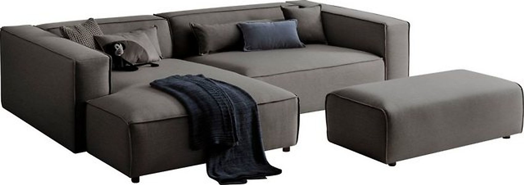 LeGer Home by Lena Gercke Polsterecke PIARA XXL, L-Form mit Schlaffunktion, günstig online kaufen