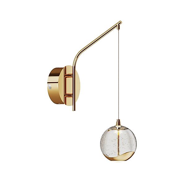 Lucande LED Wandleuchte Wandlampe Innen Hayley 9624364 Modern in Transparen günstig online kaufen