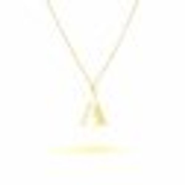 Anhänger mit Kette 925-Sterling Silber Glänzend vergoldet 45cm günstig online kaufen