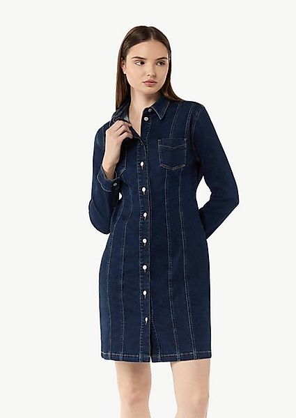 comma casual identity Minikleid Denim-Kleid mit Ziernähten Ziernaht günstig online kaufen