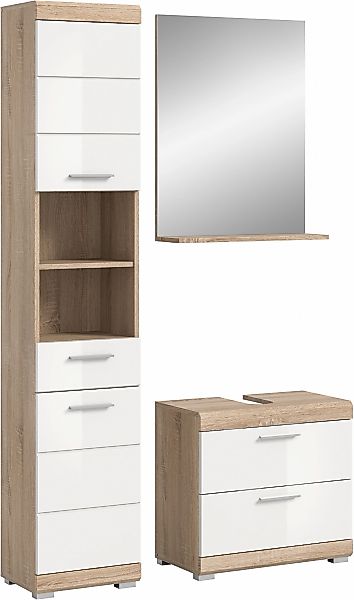 welltime Badmöbel-Set "Siena, 3 teilig, bestehend aus:" Set, TOPSELLER, 3 S günstig online kaufen