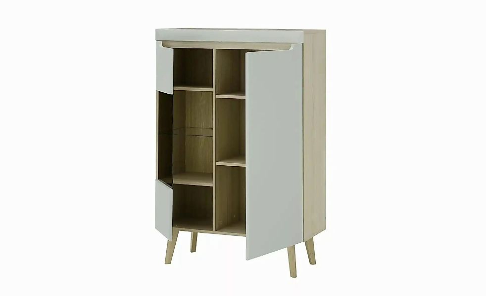 Wohnwand  Malaren ¦ grün ¦ Maße (cm): B: 344 H: 170 Kommoden & Sideboards > günstig online kaufen