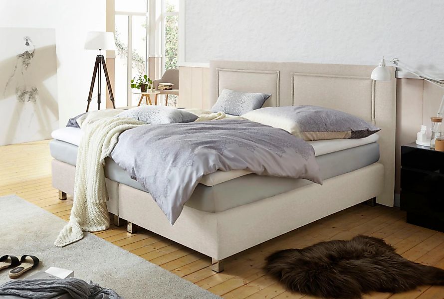 Westfalia Schlafkomfort Boxspringbett wahlweise mit Topper günstig online kaufen