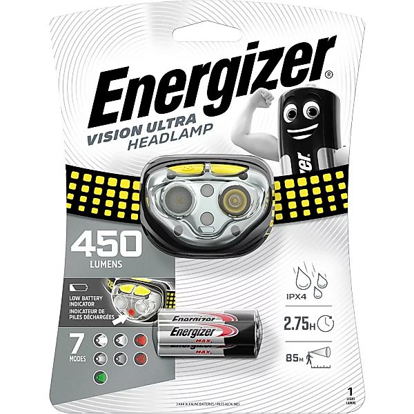 Energizer Kopflampe Vision Ultra Headlamp 3xAAA inkl. günstig online kaufen