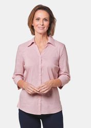 GOLDNER Hemdbluse Stretchbequeme Bluse mit Baumwolle günstig online kaufen