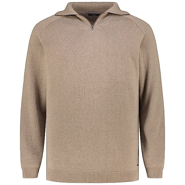 RAGMAN Troyer aus Biobaumwolle Farbe mittelbraun Größe: 4XL günstig online kaufen