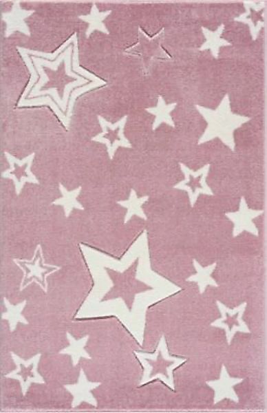 Kids Love Rugs Kinderteppich Starlight rosa/weiß Gr. 150 x 220 günstig online kaufen