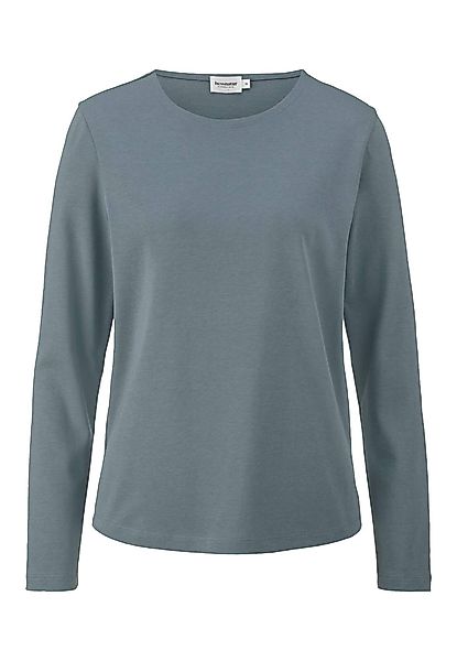 Hessnatur T-Shirt Langarm Regular aus reiner günstig online kaufen