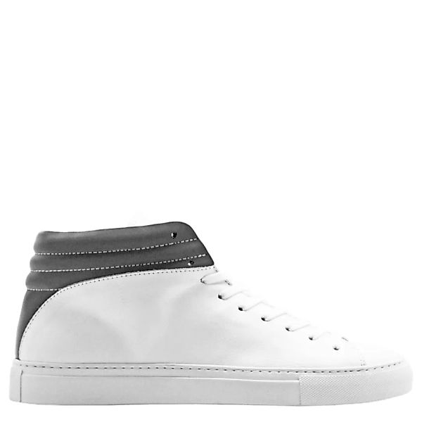 Hoher Sneaker Aus Leder "Nat-2 Sleek White Reflective" In Weiß günstig online kaufen