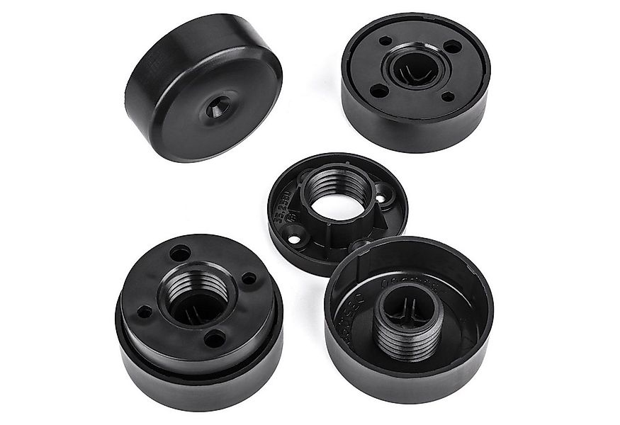 SO-TECH® Möbelfuß GOLF III schwarz rund - Durchmesser 50 mm - mit Bodenglei günstig online kaufen