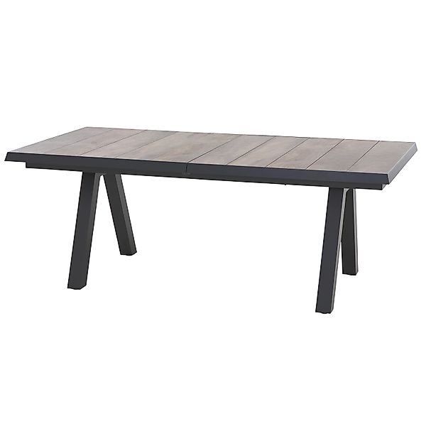 Siena Garden Gartentisch ausziehbar Washed Grau 100 cm x 260 cm günstig online kaufen