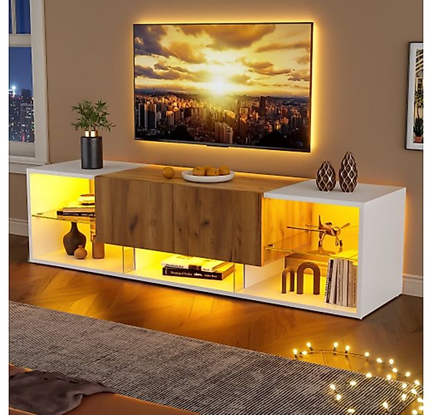 XDeer TV-Schrank TV-Schrank 3 Tier TV-Ständer Cabinet für TVs bis zu 70“, T günstig online kaufen