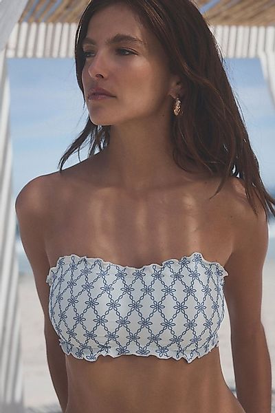 Next Bandeau-Bikini-Top Bandeau-Bikinitop mit Stickerei (1-St) günstig online kaufen