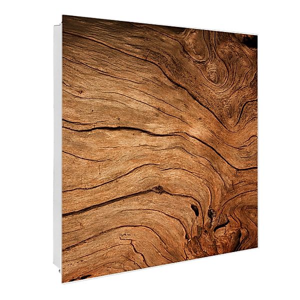 banjado Schlüsselkasten Glas Trockenes Holz (Stahl günstig online kaufen