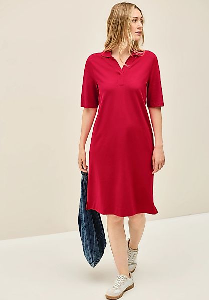 CECIL Polokleid Sommerkleid mit Schriftzug günstig online kaufen