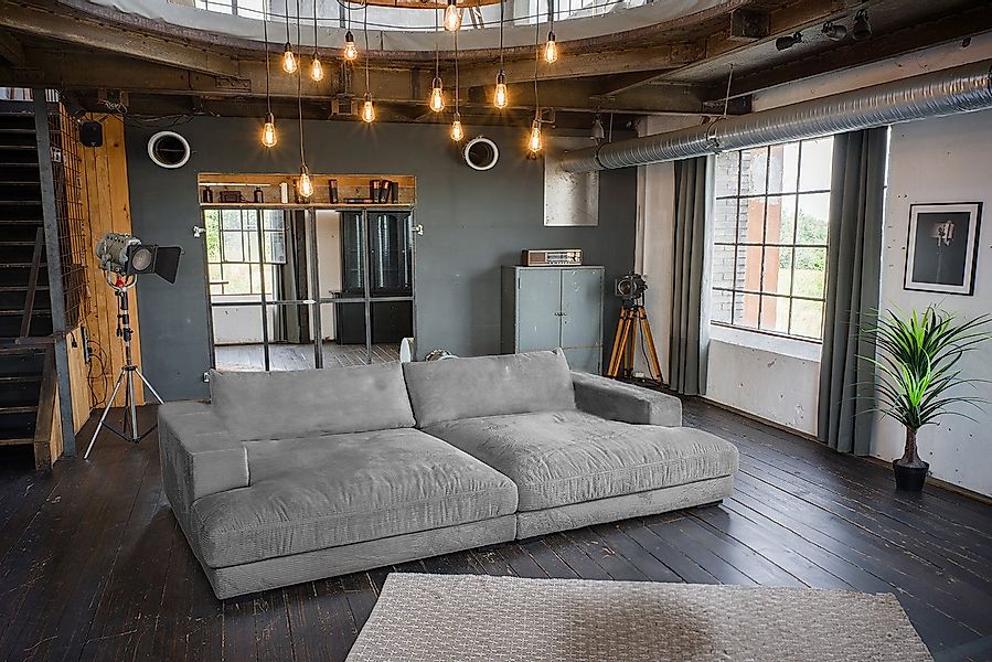 KAWOLA Big-Sofa MADELINE Riesen Cordsofa - Entspannung pur - Modernes Wohne günstig online kaufen