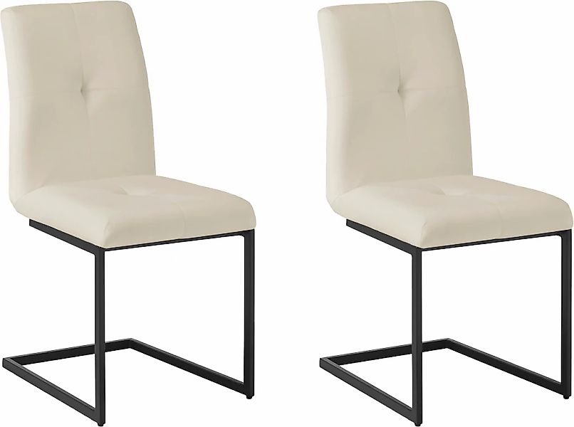 OTTO home Esszimmerstuhl "Vendy" (Set) 2 Stk.mit verstellbaren Füßen und ro günstig online kaufen