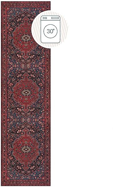 FLAIR RUGS Teppich »Medallion«, rechteckig, 4 mm Höhe, Waschbar Traditionel günstig online kaufen