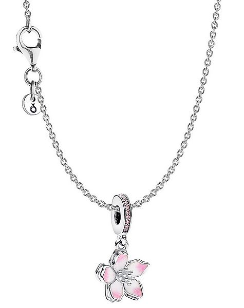 Pandora Kette mit Anhänger Damen-Silber Geschenkset Kirschblüte günstig online kaufen