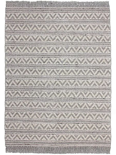 calo-deluxe Teppich »Bature 500«, rechteckig, Wolle und Viskose mit Fransen günstig online kaufen