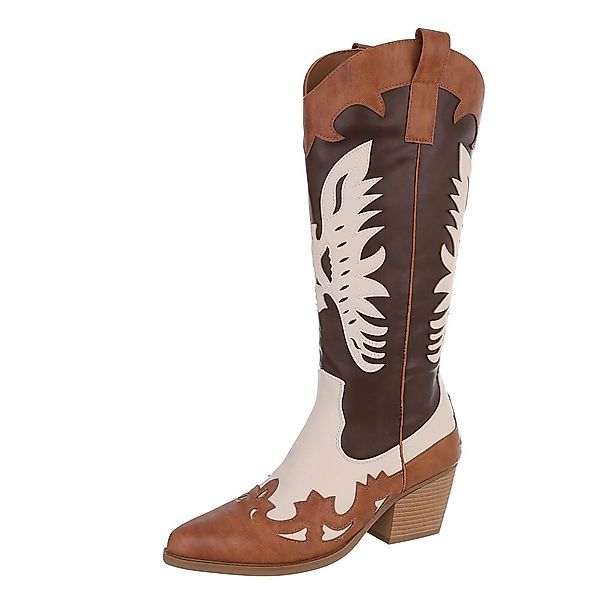 Ital-Design Damen Cowboyboots Western Westernstiefel (87124759) günstig online kaufen