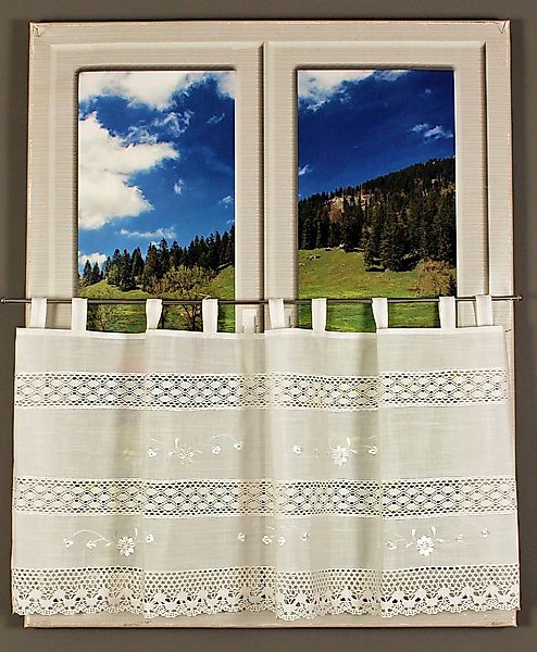 HOSSNER - ART OF HOME DECO Querbehang "Drachensee" Schlaufen 1 Stk. tlg. m. günstig online kaufen