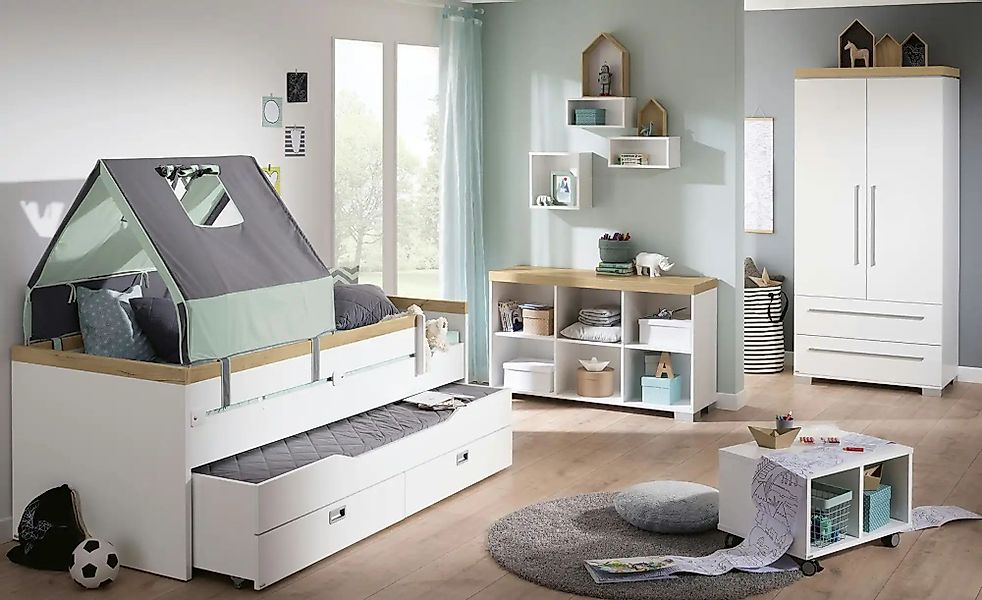 PAIDI Kojenbett  Kira ¦ weiß ¦ Maße (cm): B: 206,1 H: 95,7 T: 80.8 Betten > günstig online kaufen