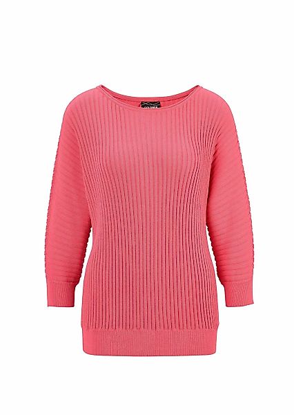 GOLDNER Rundhalspullover "Kurzgröße Baumwollmix mit Fledermausärmeln" keine günstig online kaufen