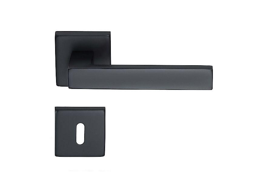 MeinTürgriff Drückergarnitur Trento Schwarz Türgriff eckig Innentüren Roset günstig online kaufen